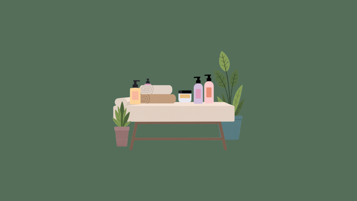 A collection of hair heat protectant sprays, creams, and oils on a bright bathroom counter, ready for styling.