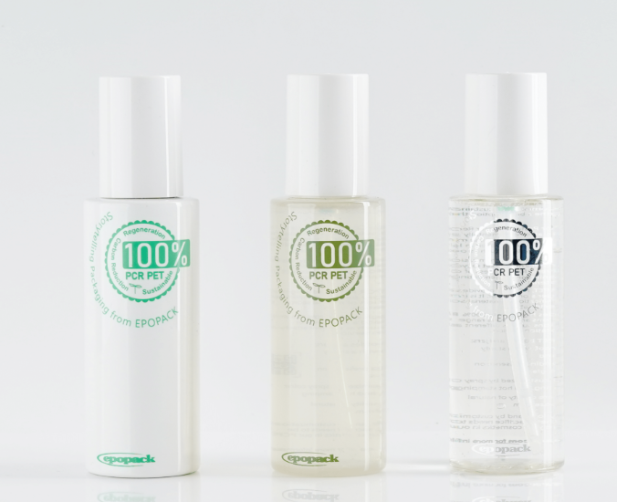100% PCR PET bottle